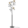 Image de Lampadaire salon - Lucande - lampe sur pied - - noir doré