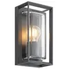 Image de Arcchio Applique Exterieur Ismera à intensité variable (Moderne) en Noir Aluminium (1 lampe à E27) Murale Luminaire Lampe Jardin