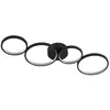 Image de LED Plafonnier Evengeline (Moderne) en Noir Aluminium e. a. pour Salon & Salle à manger (1 lampeà) Eclairage Lampe Luminaire