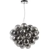 Image de Suspension Moderne Maytoni - Métal Chrome - Verre fumé - 8 ampoules G9 28W