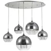 Image de Suspension Maytoni Moderne avec Pampilles en Cristal excl. 5 X E27 60W 220v