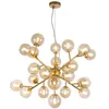 Image de Suspension - Maytoni - Lustre 24 Lampes - Moderne - Loft - Métal - Verre