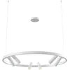 Image de Lustre suspension ronde - Maytoni - Blanc LED Armature en métal - Diamètre 90 cm