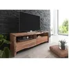 Image de Meuble TV - Bois massif dacacia laqué (Bois naturel) - Design naturel - PURE EDGE 108