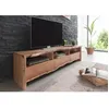 Image de Meuble TV - Bois massif dacacia laqué (Bois naturel) - Design naturel - PURE EDGE 109