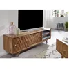 Image de Meuble TV - Bois massif dacacia laqué (Bois naturel) - MOSAYK 101