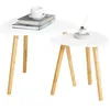 Image de SoBuy Tables Basses Gigognes FBT74-W   Set de 2 - Blanc
