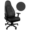 Image de Chaise de gaming - NOBLECHAIRS - ICON - Black Edition - Cuir synthétique - Réglable en hauteur - Accoudoirs