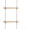 Image de Échelle suspendue WICKEY 4 barreaux bois   Développe motricité   70 kg   extérieur