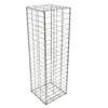 Image de Wiltec Gabion   100 x 50 x 30 cm   Largeur maille 5 x 10 cm   Mur Paroi en pierre Bordure de jardin Espalier à Grillage métallique