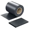 Image de Wiltec Brise-vue en rouleau   anthracite   35 m x 19 cm   en PVC 650 g/m²   avec 20 clips   Protection visuelle Pare-vue extérieur p
