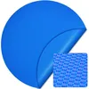 Image de Wiltec Bâche à bulles solaire ronde pour piscine Ø 36 m 140 µ en PE couleur bleue couverture piscine chauffage piscine