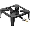 Image de Wiltec Réchaud à gaz outdoor 560 x 410 x 165 mm cuisinière en acier 450 g/h 7 kW camping loisir excursion randonnée usage propan