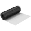 Image de Wiltec Fil de grillage Noir à mailles carrées 25 x 25 mm - 5 m x 100 cm - en Acier galvanisé revêtus par PVC - Rouleau Clôture pour