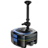 Image de Wiltec CUF-2800 Pompe de fontaine bassin et filtre avec unité UV 11 W - 310 x 350 x 579 mm - débit 3000 l/h / refoulement max. 2 m /