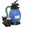 Image de XPOtool Filtre à sable et particules   250 W   capacité 26 l / 20 kg   10 000 l/h   avec Vanne 5 positions et Pompe de filtrage auto