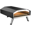 Image de Toboli Four à Pizza à gaz avec pierre à pizza 330x330mm Portable pour Jardin et extérieur Four fonctionnant au gaz