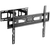 Image de Toboli Support TV mural Écrans 37 à 80 pouces Bras pivotant 120° Inclinable Rotatif Dispositif Support Orientable Meuble