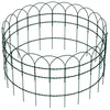 Image de Wiltec Grillage souple Mailles 9x15 cm Hauteur 04 m Longueur 25m Acier revêtu de PVC Fil Ø 2mm Clôture Jardin Bordure décorative Dé