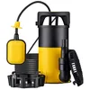 Image de Wiltec Pompe à eau immergée 3 en 1 à aspiration plate 750 W   Jusqu’à 1 mm   14000 l/h   Refoulement max. 8 m profondeur max. 7 m  