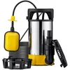 Image de Wiltec Pompe à eau immergée 3 en 1 à aspiration plate 850 W   15000 l/h   Jusqu'à 1 mm   Refoulement max. 85 m profondeur max. 7 m