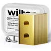 Image de Wiltec Lot de 18 lames de rechange pour robot tondeuse V2   en Acier inoxydable et Titane   35 x 18 mm   épaisseur 075 mm   Tonte d