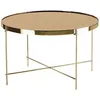 Image de Table basse marron et dorée ronde d 63 cm LUCEA