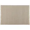 Image de Tapis beige à motif rayé 140 x 200 cm ALADAG