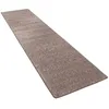 Image de Snapstyle - Cottage - Tapis long couloir - Tapis à poils longs - Taupe - 80x400 cm