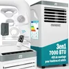 Image de Climatiseur Mobile Monzana® 7000 BTU - 25m² - Silencieux Refroidissement Efficace & Confort Optimal 3en1 avec Télécommande