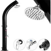 Image de Douche de jardin solaire 20L Bow - MONZANA - résistant aux UV et intempéries - robinetterie en métal chromé