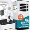Image de Climatiseur Mobile MONZANA® 9000 BTU (30 m²) avec WiFi Compatible Alexa Minuterie 24h Télécommande Kit Fenêtre