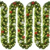 Image de 2x Guirlandes de Noël lumineuses CASARIA® 10m 80 LED Sapin artificiel avec déco Décoration de noël intérieur extérieur