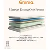 Image de Matelas Emma One Ferme 140x190 cm + Mémoire de Forme Confort Optimal + Multicouches 7 zones de Soutien + Housse Thermorégulatrice