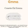 Image de EMMA Couette Été Emma 200x200 cm Douce Réconfortante Légère Respirante Aérée Lavable en Machine