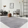 Image de the carpet Relax tapis moelleux à poils courts antidérapant lavable à 30 degrés Gris 300 x 400 cm