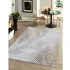 Image de the carpet Mila tapis moderne salon élégant brillant à poils courts Gris 120 x 170 cm D34