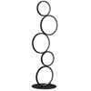 Image de Lampadaire salon ampoules LED - Lindby - lampe sur pied - - noir