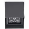 Image de LED Plafonnier extérieur Eveta (Moderne) en Noir Aluminium (1 lampeà) Luminaire d'extérieur pour le jardin la terrasse balcon &