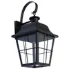Image de Applique extérieure - Lindby - lampe murale extérieure - Verre - noir transparent