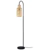 Image de Lindby Lampadaire Venora en Noir Métal e. a. pour Salon & Salle à manger (1 lampeà E27) Sur Pied Lampe a de Sol