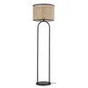 Image de Lindby Lampadaire Yaelle (Scandinave) en Marron Bois e. a. pour Salon & Salle à manger (1 lampeà E27) Sur Pied Lampe a de Sol