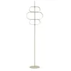 Image de Lampadaire salon ampoules LED - Lucande - lampe sur pied - - 45 x 28 x 180 cm - beige blanc