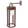 Image de Applique extérieure [is_solar]ampoules LED - Lucande - lampe murale extérieure - Aluminium - rouille blanc