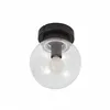 Image de Lucande Plafonnier Salle De Bain Badolo à intensité variable en Noir Verre e. a. pour de bain (1 lampe à E14) WC Luminaire Lampe