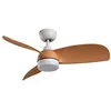 Image de LED Ventilateur de plafond avec lampe Enon à intensité variable (Moderne) en Blanc Métal e. a. pour Salon & Salle manger (1 lampeà)