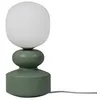 Image de Lucande Lampe à poser Fidelo (Scandinave) en Vert Céramique e. a. pour Salon & Salle manger (1 lampeà E14)