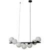 Image de Suspension - Lucande - lampe suspendue - Verre - 95 x 33 x 33 cm - noir mat