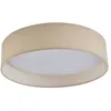 Image de LED Plafonnier Eilif (Moderne) en Beige Textile e. a. pour Salon & Salle à manger (1 lampeà) Eclairage Lampe Luminaire Plafond