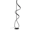 Image de Lampadaire salon ampoules LED - Lucande - lampe sur pied - - 24 5 x 22 x 132 cm - noir